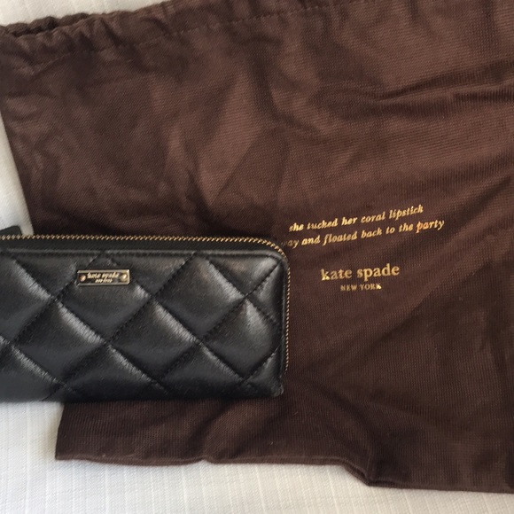 Kate Spade quilted leather wallet - Picture 4 of 4